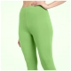 Generic Women's Cotton Blended Solid Ankle legging (Pista Green) Generic Women's Cotton Blended Solid Ankle legging (Pista Green)