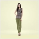 Generic Women's Cotton Blended Solid Churidar leggings (Olive Green) Generic Women's Cotton Blended Solid Churidar leggings (Olive Green)