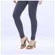 Generic Women's Cotton Blended Solid Churidar leggings (Navy) Generic Women's Cotton Blended Solid Churidar leggings (Navy)