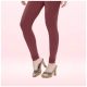 Generic Women's Cotton Blended Solid Churidar leggings (Maroon) Generic Women's Cotton Blended Solid Churidar leggings (Maroon)