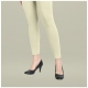 Generic Women's Cotton Blended Solid Ankle legging (Cream) Generic Women's Cotton Blended Solid Ankle legging (Cream)
