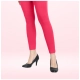 Generic Women's Cotton Blended Solid Ankle legging (Pink) Generic Women's Cotton Blended Solid Ankle legging (Pink)