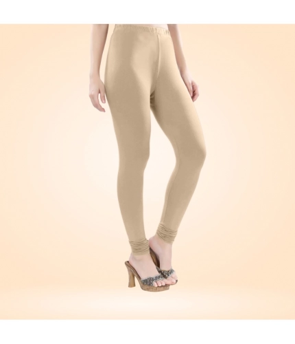 Generic Women's Cotton Blended Solid Churidar leggings (Skin) Generic Women's Cotton Blended Solid Churidar leggings (Skin)