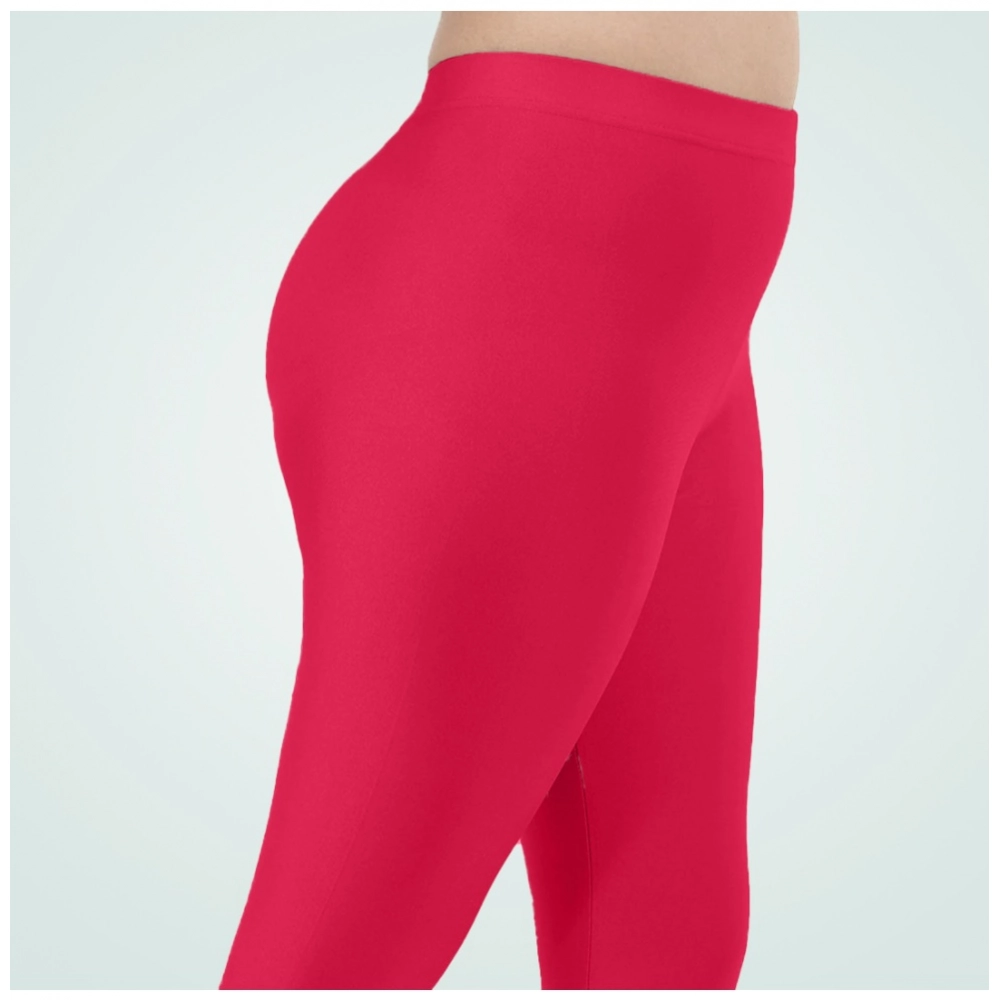Generic Women's Cotton Blended Solid Shimmer Ankle leggings (Rani) Generic Women's Cotton Blended Solid Shimmer Ankle leggings (Rani)