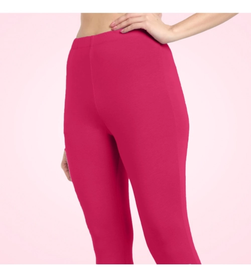 Generic Women's Cotton Blended Solid Ankle legging (Rani)
