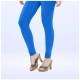 Generic Women's Cotton Blended Solid Churidar leggings (Blue) Generic Women's Cotton Blended Solid Churidar leggings (Blue)