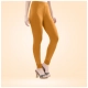Generic Women's Cotton Blended Solid Churidar leggings (Mustard Yellow) Generic Women's Cotton Blended Solid Churidar leggings (Mustard Yellow)
