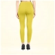 Generic Women's Cotton Blended Solid Ankle legging (Lemon Yellow) Generic Women's Cotton Blended Solid Ankle legging (Lemon Yellow)