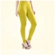 Generic Women's Cotton Blended Solid Churidar leggings (Lemon Yellow) Generic Women's Cotton Blended Solid Churidar leggings (Lemon Yellow)