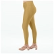 Generic Women's Cotton Blended Solid Shimmer Ankle leggings (Beige) Generic Women's Cotton Blended Solid Shimmer Ankle leggings (Beige)