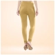 Generic Women's Cotton Blended Solid Churidar leggings (Beige)