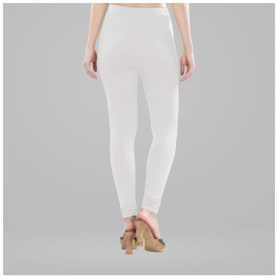 Generic Women's Cotton Blended Solid Churidar leggings (White) Generic Women's Cotton Blended Solid Churidar leggings (White)