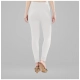 Generic Women's Cotton Blended Solid Churidar leggings (White) Generic Women's Cotton Blended Solid Churidar leggings (White)