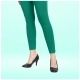 Generic Women's Cotton Blended Solid Ankle legging (Rama Green) Generic Women's Cotton Blended Solid Ankle legging (Rama Green)