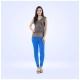 Generic Women's Cotton Blended Solid Churidar leggings (Blue) Generic Women's Cotton Blended Solid Churidar leggings (Blue)