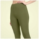 Generic Women's Cotton Blended Solid Ankle legging (Olive Green) Generic Women's Cotton Blended Solid Ankle legging (Olive Green)