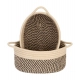 Generic Cotton Basket 2 Pcs Storage Basket For Clothes (Brown) Generic Cotton Basket 2 Pcs Storage Basket For Clothes (Brown)