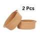 Generic Cotton 2 Pcs Oval Basket Storage Basket For Clothes (Beige) Generic Cotton 2 Pcs Oval Basket Storage Basket For Clothes (Beige)