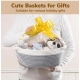 Generic Cotton Baby Gift Basket Pack of 1 Storage Basket For Clothes (Grey) Generic Cotton Baby Gift Basket Pack of 1 Storage Basket For Clothes (Grey)