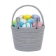 Generic Cotton Toy Bucket Pack of 1 Storage Basket For Clothes (Grey) Generic Cotton Toy Bucket Pack of 1 Storage Basket For Clothes (Grey)