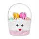 Generic Cotton Mix Toy Bucket Pack of 1 Storage Basket For Clothes (Pink) Generic Cotton Mix Toy Bucket Pack of 1 Storage Basket For Clothes (Pink)