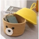 Generic Cotton Box Yellow Lid Inch Pack of 1 Storage Basket For Clothes (Beige) Generic Cotton Box Yellow Lid Inch Pack of 1 Storage Basket For Clothes (Beige)