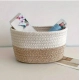 Generic Cotton Bathroom Storage Basket Pack of 1 Storage Basket For Clothes (White) Generic Cotton Bathroom Storage Basket Pack of 1 Storage Basket For Clothes (White)
