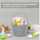 Generic Cotton Toy Bucket Pack of 1 Storage Basket For Clothes (Grey) Generic Cotton Toy Bucket Pack of 1 Storage Basket For Clothes (Grey)