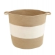 Generic Cotton Basket Pack of 1 Storage Basket For Clothes (Beige) Generic Cotton Basket Pack of 1 Storage Basket For Clothes (Beige)