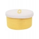Generic Cotton Box White Lid Inch Pack of 1 Storage Basket For Clothes (Yellow) Generic Cotton Box White Lid Inch Pack of 1 Storage Basket For Clothes (Yellow)