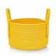 Generic Cotton Basket Inch Pack of 1 Storage Basket For Clothes (Yellow) Generic Cotton Basket Inch Pack of 1 Storage Basket For Clothes (Yellow)
