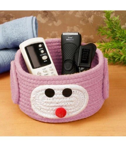 Generic Cotton Pen Holder Pack of 1 Storage Basket For Clothes (Pink) Generic Cotton Pen Holder Pack of 1 Storage Basket For Clothes (Pink)
