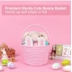 Generic Cotton Ear Toy Bucket Pack of 1 Storage Basket For Clothes (Pink) Generic Cotton Ear Toy Bucket Pack of 1 Storage Basket For Clothes (Pink)
