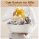 Generic Cotton Gift Basket Pack of 1 Storage Basket For Clothes (White) Generic Cotton Gift Basket Pack of 1 Storage Basket For Clothes (White)