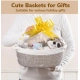 Generic Cotton Baby Gift Basket Inch Pack of 1 Storage Basket For Clothes (White) Generic Cotton Baby Gift Basket Inch Pack of 1 Storage Basket For Clothes (White)