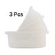 Generic Cotton Oval Basket Pack of 3 Storage Basket For Clothes (White) Generic Cotton Oval Basket Pack of 3 Storage Basket For Clothes (White)