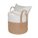 Generic Cotton With Handle Pack of 1 Storage Basket For Clothes (White) Generic Cotton With Handle Pack of 1 Storage Basket For Clothes (White)