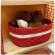 Generic Cotton Basket Inch Pack of 1 Storage Basket For Clothes (Red) Generic Cotton Basket Inch Pack of 1 Storage Basket For Clothes (Red)