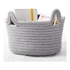 Generic Cotton Cat Basket Inch Pack of 1 Storage Basket For Clothes (Grey) Generic Cotton Cat Basket Inch Pack of 1 Storage Basket For Clothes (Grey)