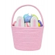 Generic Cotton Ear Toy Bucket Pack of 1 Storage Basket For Clothes (Pink) Generic Cotton Ear Toy Bucket Pack of 1 Storage Basket For Clothes (Pink)