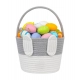 Generic Cotton Toy Bucket Pack of 1 Storage Basket For Clothes (Grey) Generic Cotton Toy Bucket Pack of 1 Storage Basket For Clothes (Grey)