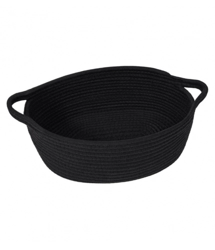 Generic Cotton Baby Gift Basket Pack of 1 Storage Basket For Clothes (Black)