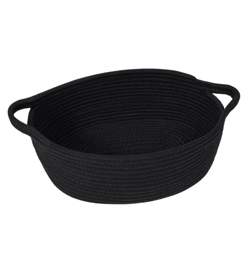 Generic Cotton Baby Gift Basket Pack of 1 Storage Basket For Clothes (Black)