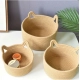 Generic Cotton Cat Basket Pack of 3 Storage Basket For Clothes (Brown) Generic Cotton Cat Basket Pack of 3 Storage Basket For Clothes (Brown)