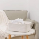 Generic Cotton Basket Pack of 1 Storage Basket For Clothes (White) Generic Cotton Basket Pack of 1 Storage Basket For Clothes (White)