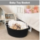 Generic Cotton Baby Gift Basket Pack of 1 Storage Basket For Clothes (Black) Generic Cotton Baby Gift Basket Pack of 1 Storage Basket For Clothes (Black)