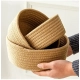 Generic Cotton 3 Pcs Round Set Storage Basket For Clothes (Brown) Generic Cotton 3 Pcs Round Set Storage Basket For Clothes (Brown)