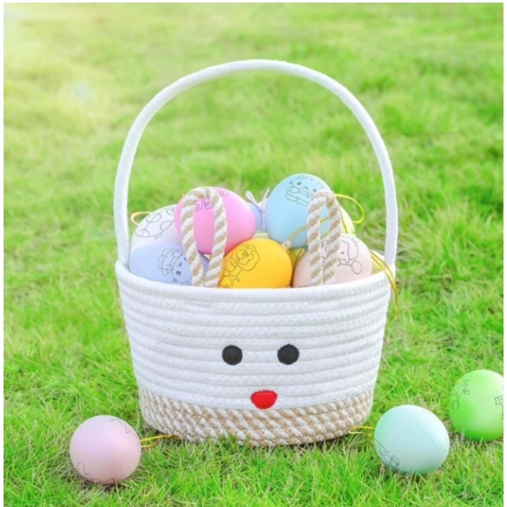 Generic Cotton Toy Bucket Pack of 1 Storage Basket For Clothes (Beige) Generic Cotton Toy Bucket Pack of 1 Storage Basket For Clothes (Beige)