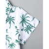 Generic Boy's Twill Cotton Printed Short Sleeve Shirt And Shorts Set (Sky)