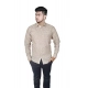 Generic Men's Cotton Lycra Full Sleeve Checked Casual Shirt (Brown ) Generic Men's Cotton Lycra Full Sleeve Checked Casual Shirt (Brown )